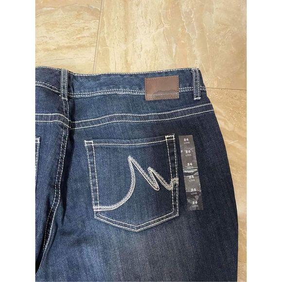 NWT Maurices Denim Jeans Size 24 Long - Picture 2 of 6